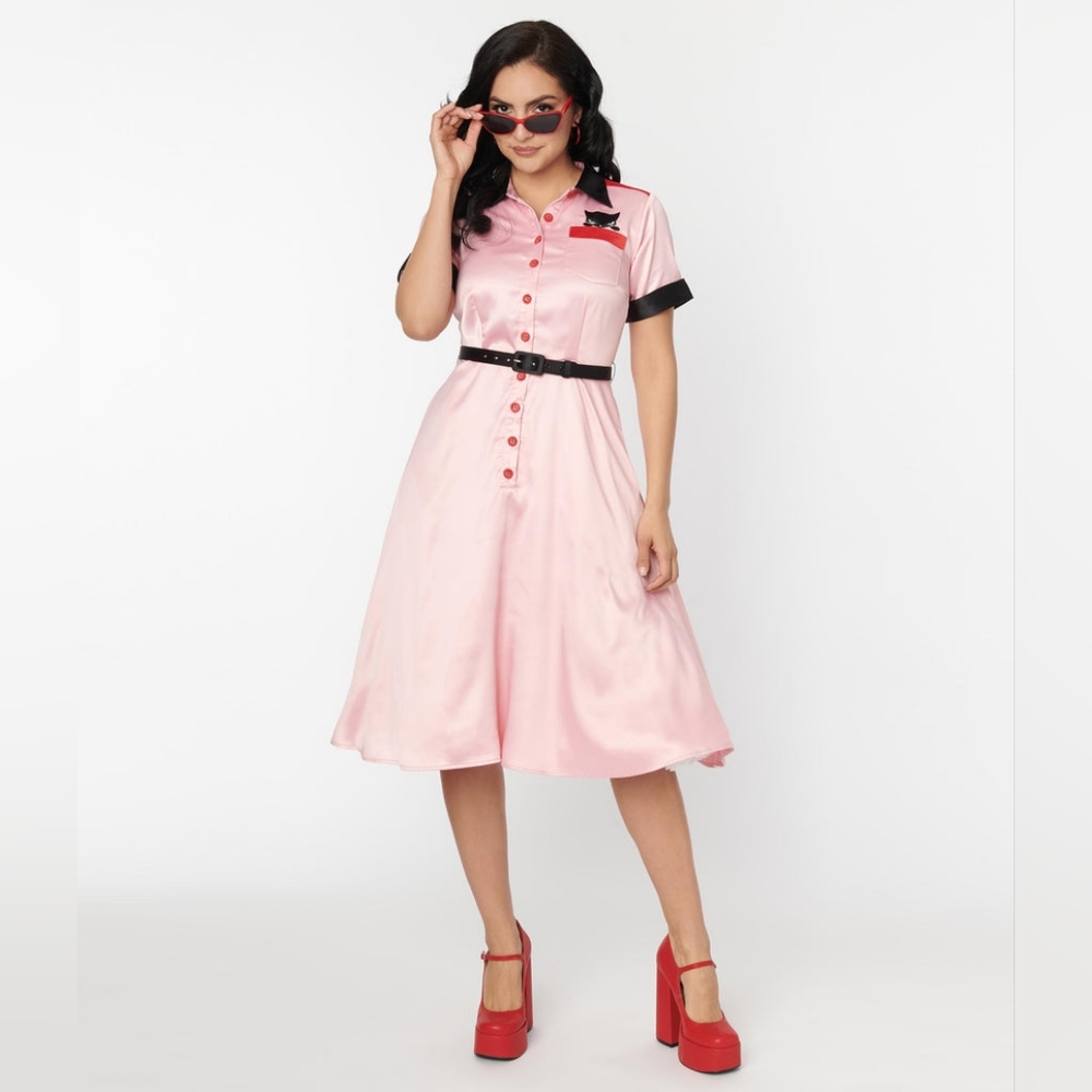 RARE Unique Vintage x Emily the Strange Bad Kitten Club Diner Dress 🐈‍⬛